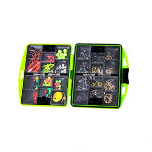 Basstrike Fishing Tool Set Fish Lure Bait Hook Tackle Swivels Box