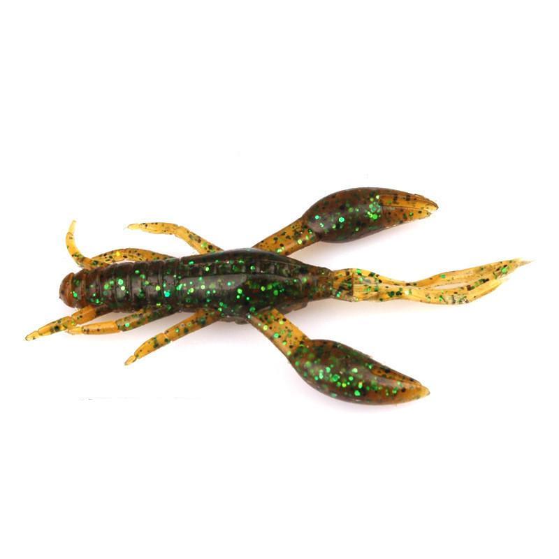 Bass Fishing Bait Kit - 24pcs Soft Lure Tail Craw Creature Baits For Bass, Crappie, Lake Fishing - View #6