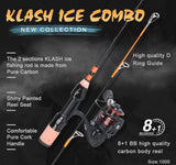 Ice Fishing Rods and Reel Combos Designed by Basstrike