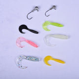 Basstrike Soft Plastic Grub Batis and Jig Heads Kit