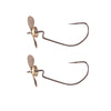 Basstrike Texas Rig Propeller Screw Worm Hook 2pcs/bag