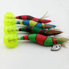 Basstrike Wood Shrimp Squid Glow Baits with Feather