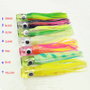 Basstrike Octopus Head Squid Skirts Tolling Fishing Lure