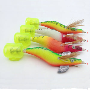 Basstrike Squid Lure Wood Shrimp Octopus Glow Baits