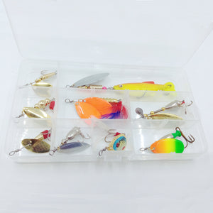 Basstrike Spoon Blade Hard Fishing Lure Baits Kit Box