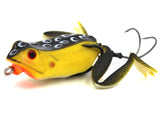 Basstrike General Topwater Popper Frog Lures with Double Trailer Hook