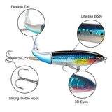 Basstrike "Terminator" Rattling Whopper Plopper with VMC Hooks