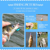 Mixed Colors Hard Bait Fishing Lure Crankbaits Set 5/8pcs