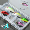 Mixed Colors Hard Bait Fishing Lure Crankbaits Set 5/8pcs