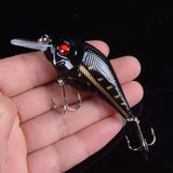 Hard VIB Crankbait 3DEyes Fishing with Treble Hooks