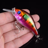 Hard VIB Crankbait 3DEyes Fishing with Treble Hooks