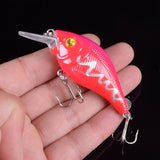 Hard VIB Crankbait 3DEyes Fishing with Treble Hooks