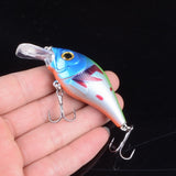 Hard VIB Crankbait 3DEyes Fishing with Treble Hooks