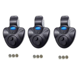 Fish Bite Alarm Electronic Buzzer on Fishing Rod with Loud Siren Daytime Night Indicator